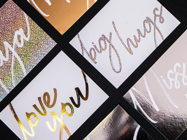 Foiled Postcard Prints