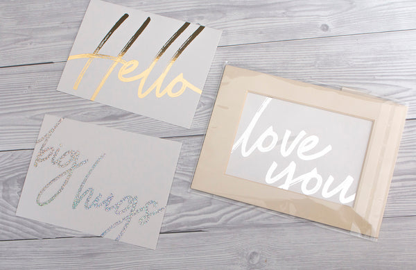 Foiled Postcard Prints