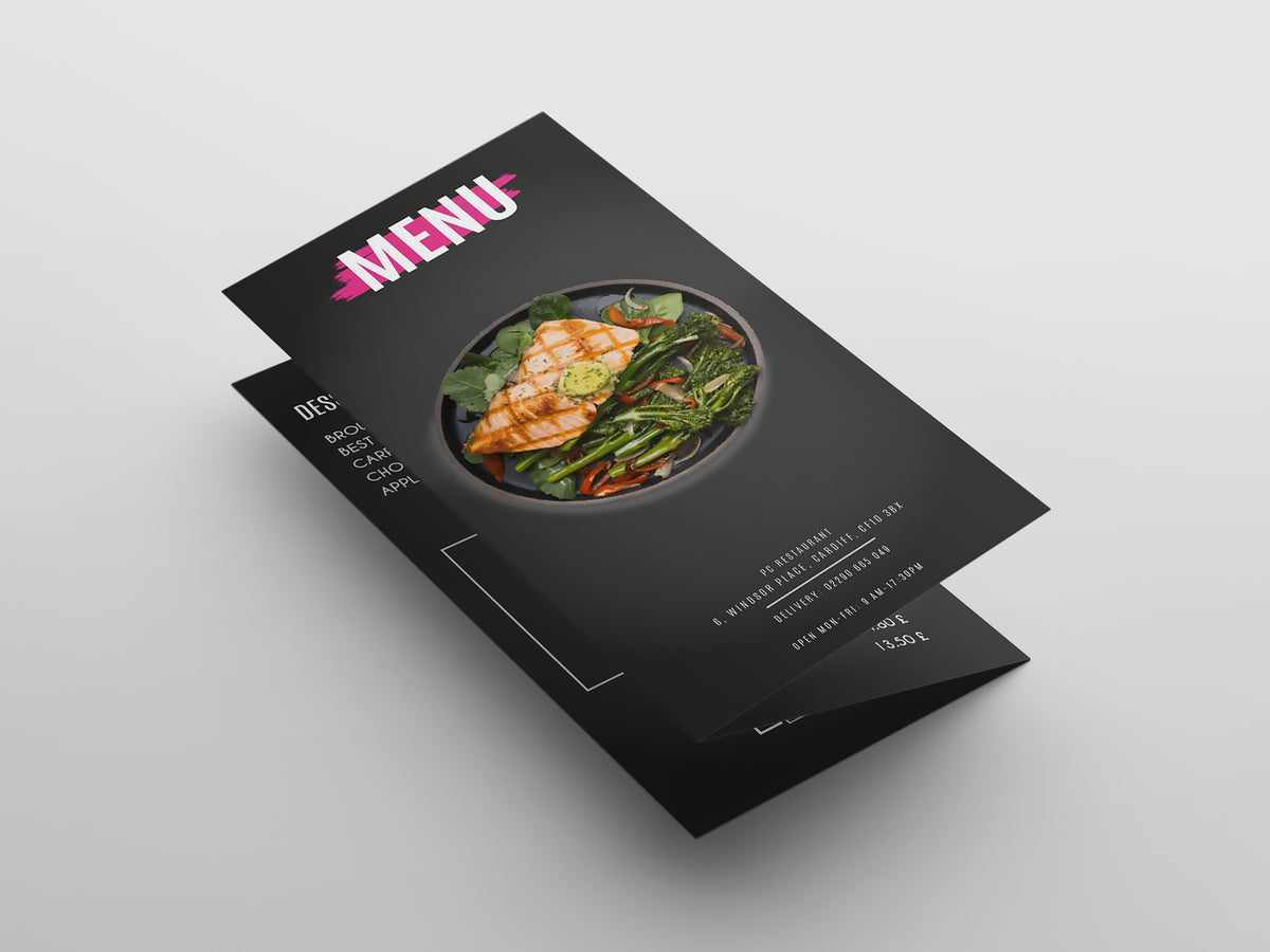 Menus – Online Printing & Signage Services | Print Centre Group